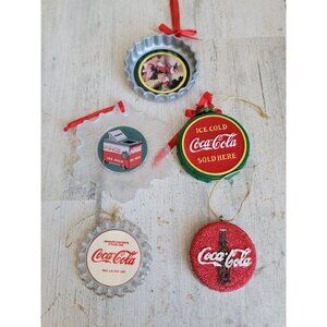 Vintage Coca-Cola bottle cap The dazzle variety ornament Xmas Coke set